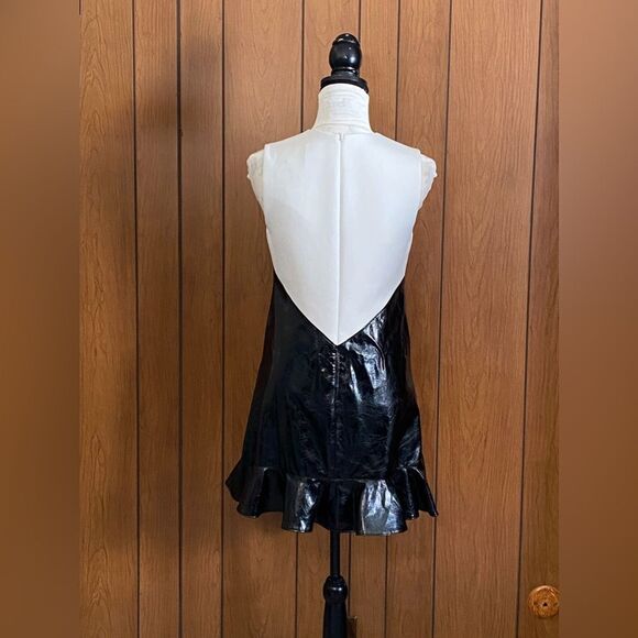 Aknvas Vegan Leather Minidress size 4 - Picture 10 of 14